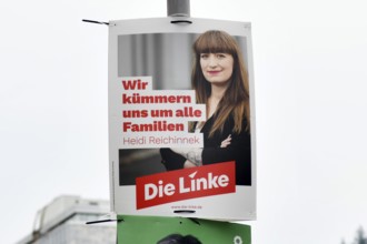 Heidelberg, Germany - February 15th 2025: Election poster for federal election 2025 called