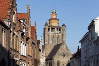 15th century Jerusalem Church, Adornesdomain, Sint-Anna neighbourhood, Bruges, West Flanders,