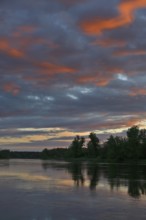 Sunrise over the Elbe, Middle Elbe Biosphere Reserve, Saxony-Anhalt, Germany