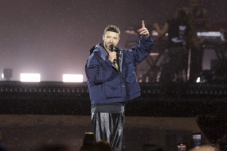 Justin Timberlake at the Lollapalooza Festival in the Olympiastadion and on the Maifeld, Berlin,