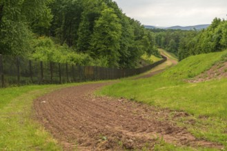 Schifflersgrund border museum memorial on the former inner-German border, border fence and death