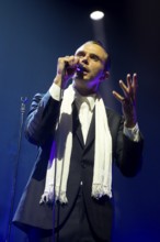 Theo Hutchcraft (singer) from HURTS live on 15 Years of Happiness Tour at Tempodrom Berlin on
