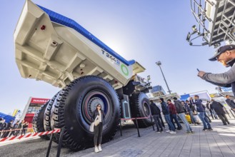 Liebherr T 264, battery-electric and autonomous mining truck, designed for a payload of 240 tonnes.