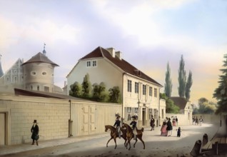 Immanuel Kant's house in Königsberg, now Kaliningrad, Russia