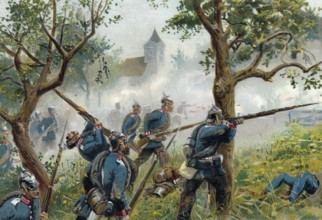 The Battle of Königgrätz or the Battle of Sadowa, Sadová, or Hradec Králové, the decisive battle of