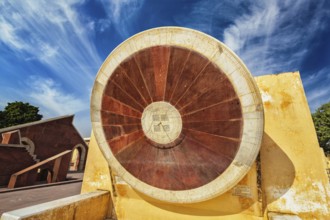 Narivalaya Yantra, Sundial in Jantar Mantar, ancient observatory. Jaipur, Rajasthan, India