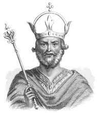 Portrait of Henry IV, 1050 - 1106, King of the Germans and King of the Romans and Holy Roman