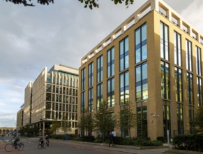 Modern offices CB1 redevelopment project, Station Road, Cambridge, Cambridgeshire, England, UK