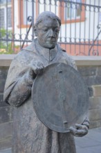Monument to the medieval philosopher, mathematician and theologian Nicholas of Cusa, Latin Nicolaus