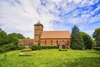 Wendemark village church, Altmärkische Wische, Saxony-Anhalt, Germany