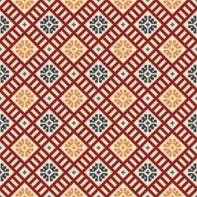 Traditional Latvian embroidery seamless pattern, vector illustration