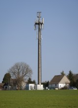 Hagen, North Rhine-Westphalia, Germany - Mobile phone mast in the countryside
