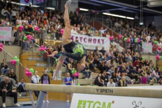 German Gymnastics League (Bundesliga) for woman, 1st competition day 2025 in Mannheim***Emma