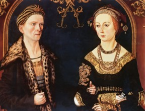 Wedding portrait of Jakob Fugger and his wife Sybille Artzt, around 1500