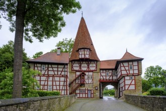 Rödelseer Tor, Iphofen, Steigerwald nature park Park, Lower Franconia, Franconia, Germany