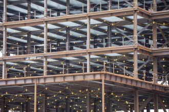 Detroit, Michigan - A Science Research Center being built by Henry Ford Health and Michigan State