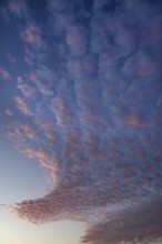 Evening cloud formation, Bavaria, Germany