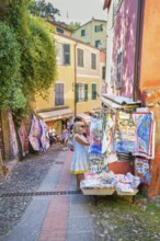 Shopping street, Portofino, Liguria, Italy