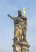 Statue of John the Baptist, Charles Bridge, Prague - Praha, Czech Republic