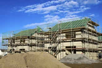 Castrop-Rauxel, North Rhine-Westphalia, Germany - residential construction in the Ruhr area. New