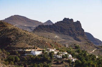 Fortress of Ansite, view to Fortaleza Grande near La Sorrueda, Santa Lucía de Tirajana, Gran