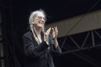 Patti Smith, singer, songwriter, USA, Patti Smith Quartet, open air at the Citadel Music Festival,