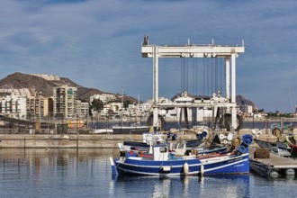 Boats in the harbour, Águilas, Costa Cálida, Region of Murcia, Spain