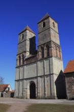 Ruins of the monastery church of St. Marien, Veßra Abbey, district of Hildburghausen, Thuringia,