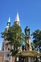 Heinrichsbrunnen at Hagenmarkt, Brunswick, Lower Saxony, Germany