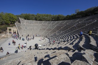 Theatre of Epidaurus, UNESCO World Heritage Site, Epidaurus, Argolis, Peloponnese, Greece