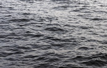Moving water surface with small waves on the lake, Abstract background, Graphic elements, Mondsee,
