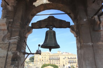 City of Palermo, Bell of the Campanile di San Giuseppe Cafasso, Sicily, Italy