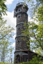 Observation tower on the Geisingberg, Altenberg, Osterzgebirge, Saxony, Germany