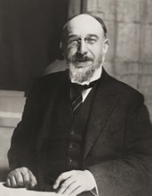 Erik Satie, 1866 – 1925, a French composer and pianist, portrait digitally edited according to a