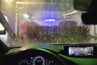 Car wash in the car wash, car wash tunnel