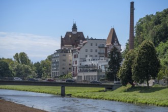 Former Riegel brewery, produced from 1834 to 2003, Großherzog-Leopold-Platz 2, Riegel am