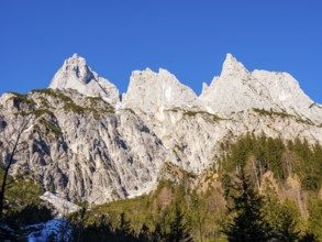 Mühlsturzhörner and Grundübelhörner, Klausbachtal, Reiteralpe, Berchtesgaden National Park,