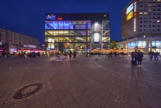 CineStar Berlin, CUBIX am Alexanderplatz, evening, Berlin, capital, independent city, federal state