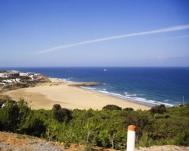View to the south along the Atlantic coast of Cape Spartel, Morocco, North Africa 1999