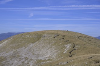 Trenches from the 1st World War, circular hike Monte Fior, Foza, province of Vicenza, Italy