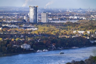 Bonn skyline on the Rhine, UNFCCC Secretariat of the Framework Convention on Climate Change, United