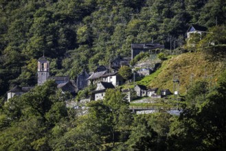 Corippo, Verzasca Valley, Vale Verzasca, Canton Ticino, Switzerland