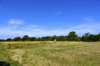 The Karlevi stone is a rune stone and part of a burial site, probably from the Viking Age around