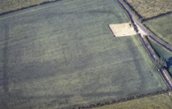 Series of oblique aerial photographs of Roman sites associated with Hadrian's Wall, c. 1970s Early