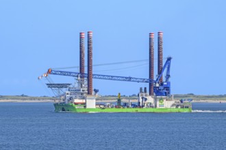 Danish A2SEA A/S installation vessel Sea Challenger from Dong Energy for the construction of wind