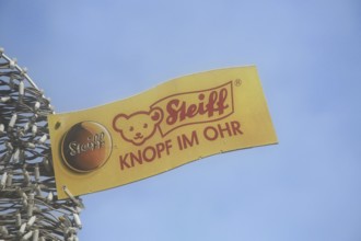 Trademark with inscription Button in ear by Steiff, Steiff animal, teddy bear, plush toy, brand