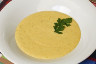 Swabian cuisine, potato soup, soup dish, typical Swabian, traditional cuisine, grandmother's