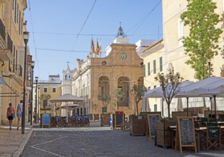 Ajuntament de Maó, in the old town of Mahon, Port de Mao, Menorca, Balearic Islands, Balearic