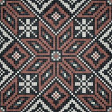 Mosaic tiles background, seamless vector pattern