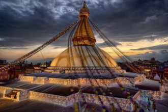 Nepal, Himalayas, Kathmandu, Bodnath Stupa, Buddha Stupa, Bodnath, Kathmandu, Nepal